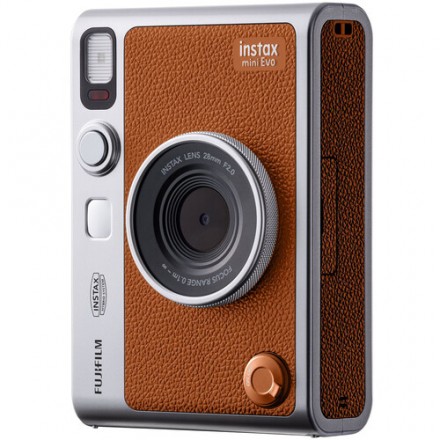 Фотокамера моментальной печати Fujifilm INSTAX Mini EVO Hybrid Brown